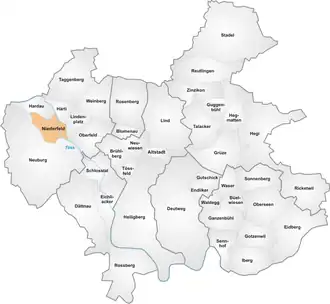 Karte von Niederfeld