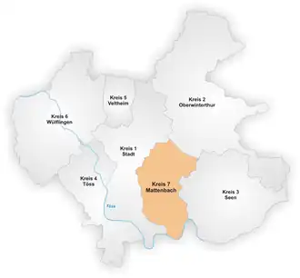 Karte von Mattenbach