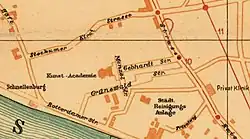 Kartenausschnitt von 1929