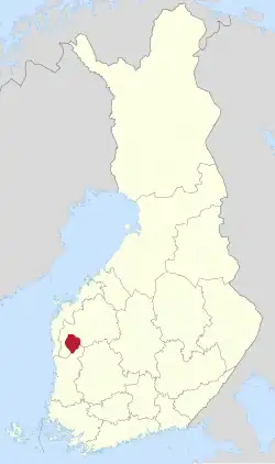 Lage von Kauhajoki in Finnland