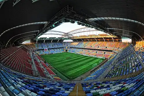 Innenansicht des Stadions