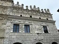 Fassadendetail Hl. Christophorus-Haus