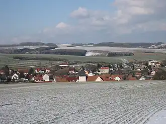 Blick über Kefferhausen zum Hockelrain