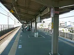 Bahnsteig von Keiō Dentetsu