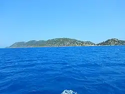 Insel Kekova von Westen gesehen