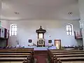 Innenraum der reformierten Kirche