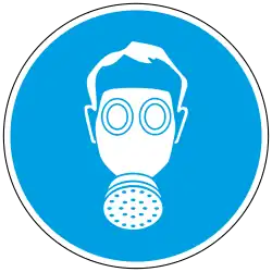 KennV Gebotszeichen AtemschutzTragen