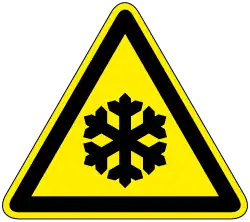 KennV Warnzeichen Kälte