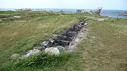 Four à Goémon (Kelpöfen) auf der Île de Molène – wie in Lampaul-Plouarzel, Meneham, Plozévet, Plouneour-Trez, Porspoder und auf der Île de Sieck erhalten sind