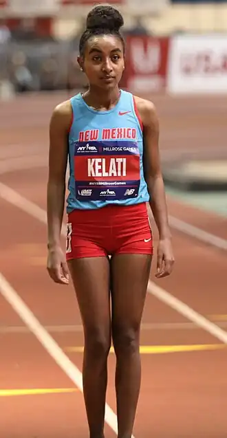 Weini Kelati bei den Milrose Games 2019 in Boston