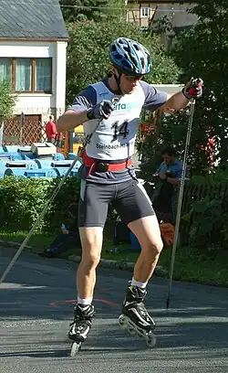 Kevin Arnould beim Sommer-Grand-Prix in Steinbach-Hallenberg