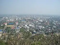 Ausblick über die Stadt vom Khao Wang