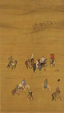 Jagdausritt des Kublai Khan, Liu Guandao (1280)