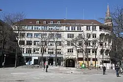 Das Gebäude der Kieler Nachrichten am Asmus-Bremer-Platz