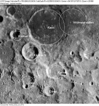 Kiess und Umgebung (Lunar Orbiter 4)