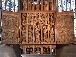 Hochaltar von Hans Seyfer in der Kilianskirche