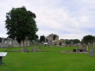 Ruinen von Kinloss Abbey