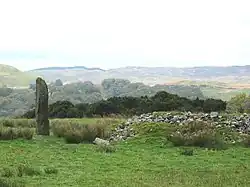 Menhir und Cairn von Kintraw
