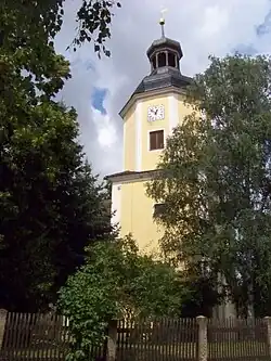 Erbbegräbnis in der Kirche von Kieritzsch (19. Jh.)