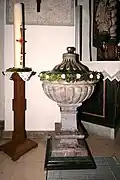 Taufbecken aus dem Jahr 1802