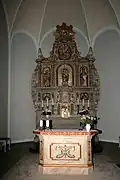 Altar in der Kirche St. Hubertus