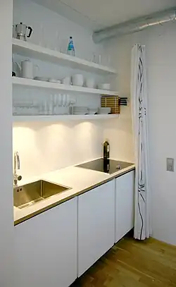 In einem Flur­bereich