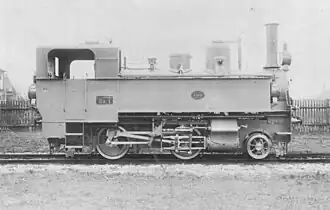 1´B Verbund-Tenderlok der Lokalbahn Lambach-Gmunden, Spurweite 1106mm, kkStB Reihe Gv (1895–1899)