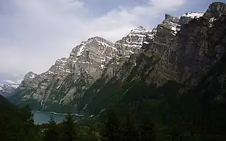 Glärnischgruppe Nordflanke ins Klöntal