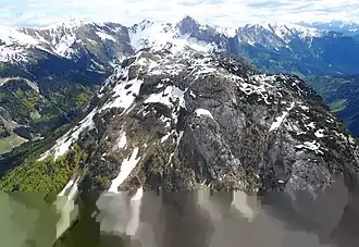 Blick vom Frischenkofel auf den Kleinen Pal