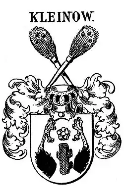 Wappen (Variante 1) derer von Kleinow (Klenow; Kleinau)