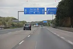 Abfahrt zum Containerbahnhof Eifeltor