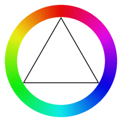 Triade der Grundfarben