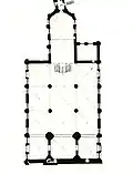 Grundriss der Kirche
