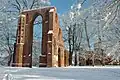Klosterruine im Winter
