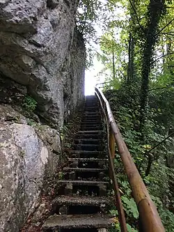 Knappensteig im Raingraben, von Hallein auf den Dürrnberg