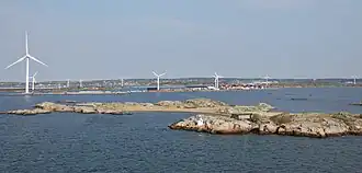 Knippleholmarna, Blick von Südosten