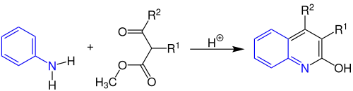 Knorr-Chinolinsynthese Übersichtsreaktion V4