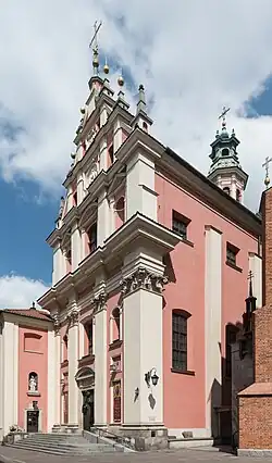 Joachim Daniel Jauch, beigesetzt in der Gruft der Jesuitenbasilika in Warschau[190]