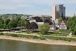 Die umgestalteten Kaiserin-Augusta-Anlagen im Bereich des Weindorfs