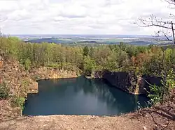 Blick auf den stillgelegten Thadenbruch