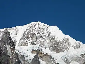 Blick von Chourikhang (Sikkim) auf den Kokthang
