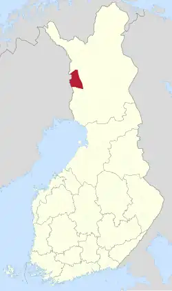 Lage von Kolari in Finnland