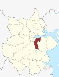 Lage des Dalby Sogn in der Kolding Kommune