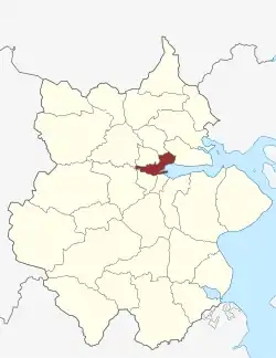 Lage des Sankt Nicolai Sogn in der Kolding Kommune