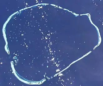 NASA-Sat.-Bild des Kolhumadulu-Atolls