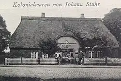 Kolonialwarengeschäft in Schülldorf bei Rendsburg (um 1930)