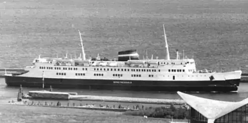 dän. Fährschiff Kong Frederik IX 1954–1963