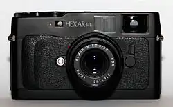 Konica Hexar RF mit Leica M Elmar 2.8/50mm-Objektiv