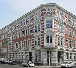 Eines der Schwabe'schen Mietshäuser, Konstantinstraße 6 / Ecke Lutherstraße (2015)
