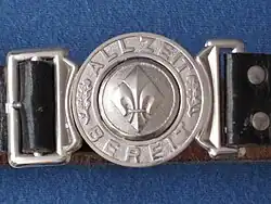 Koppelschloss „Bund Deutscher Pfadfinder“ aus den 1960ern